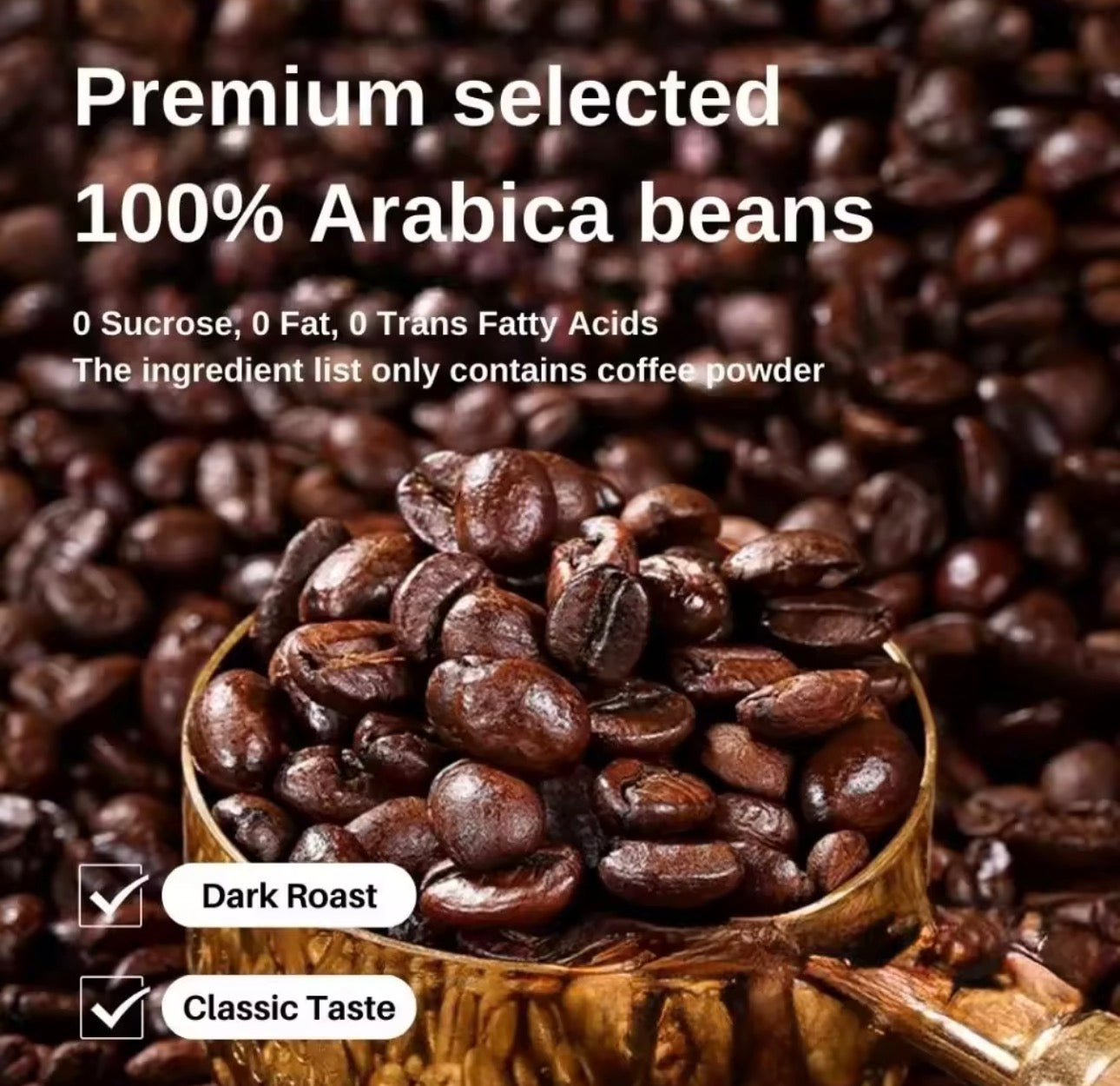 DUJOSOO Black Coffee Powder | 10sachets