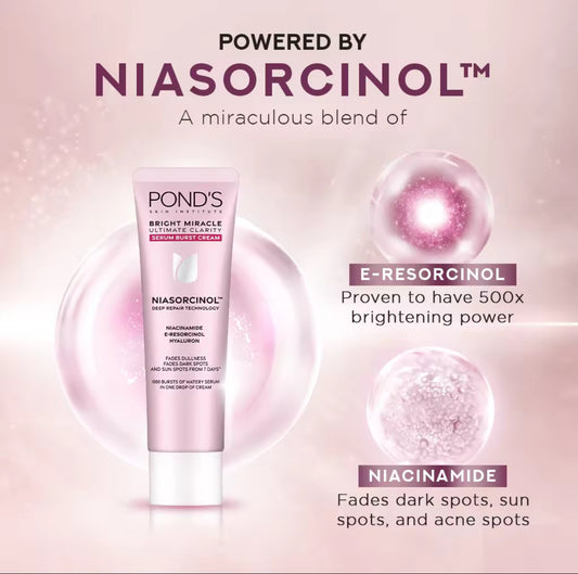 Ponds Bright Miracle Serum Burst Cream 20G