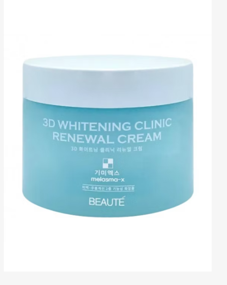 Beaute 3D Whitening Clinic Renewal Cream 100ml