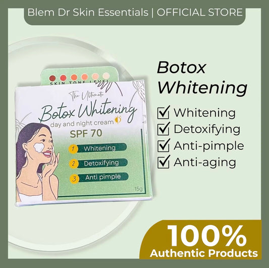 Blem Dr. Skin Essentials Botox Whitening Day & Night Cream SPF 70 15g | Pekas Cream 15g