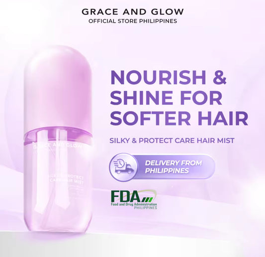 Grace & Glow Silky & Protect Care Hair Mist | Shine & Nourish Edition