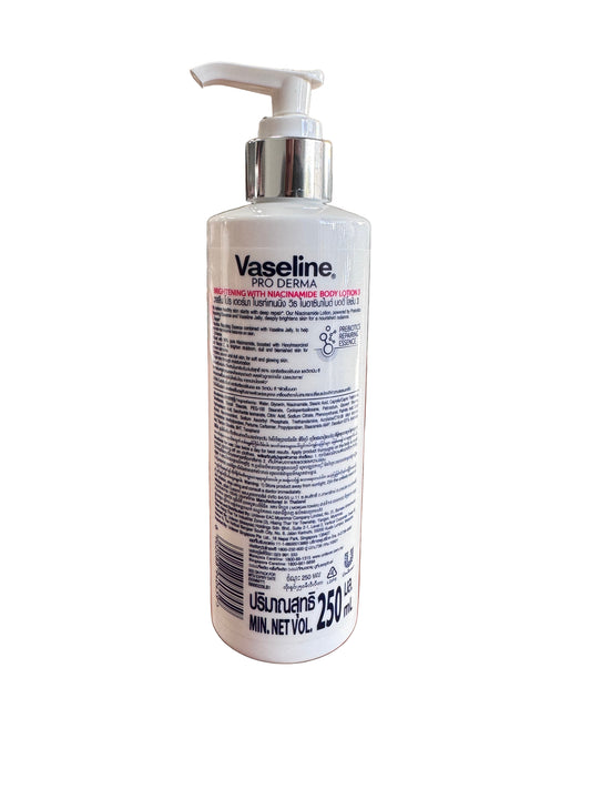 Vaseline Pro Derma Brightening with Niacinamide Body Lotion (250ml)