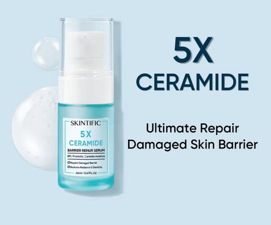 SKINTIFIC 5X Ceramide Skin Barrier Repair Serum Scientific Power Repairing Essence Facial Skin Serum |Bigger size 50ml