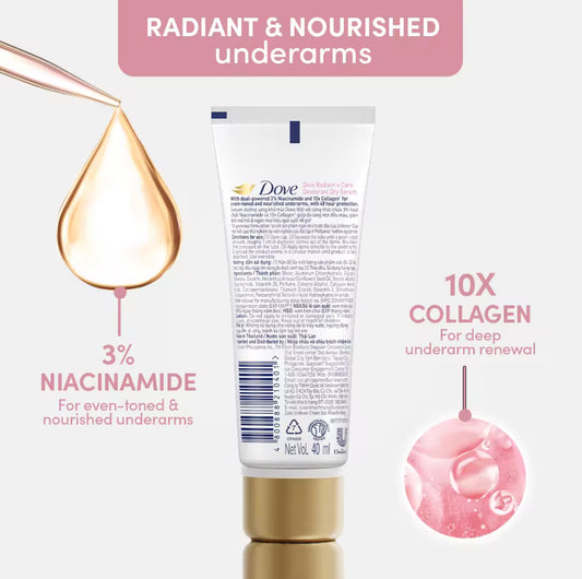 Dove Radiant Care | Niacinamide+ Vegan Collagen Dry Serum |40ml