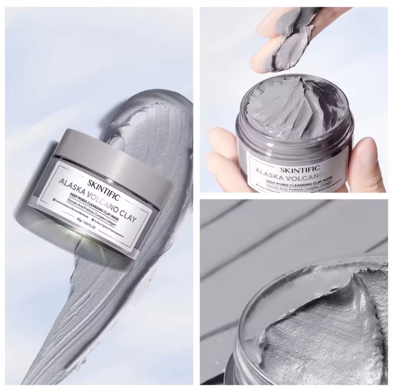 SKINTIFIC Alaska Volcano Clay Mask | 55g
