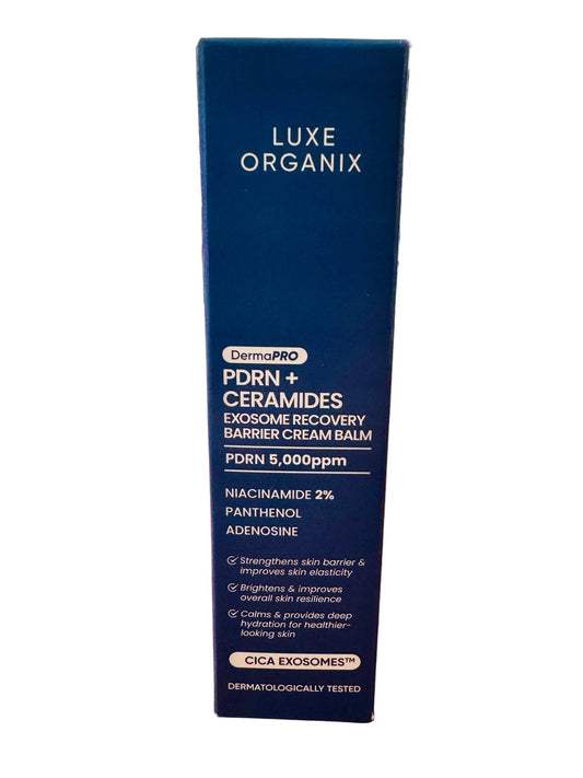 Luxe Organix DermaPRO PDRN + Ceramides Exosome Recovery Barrier Cream Balm | 30g