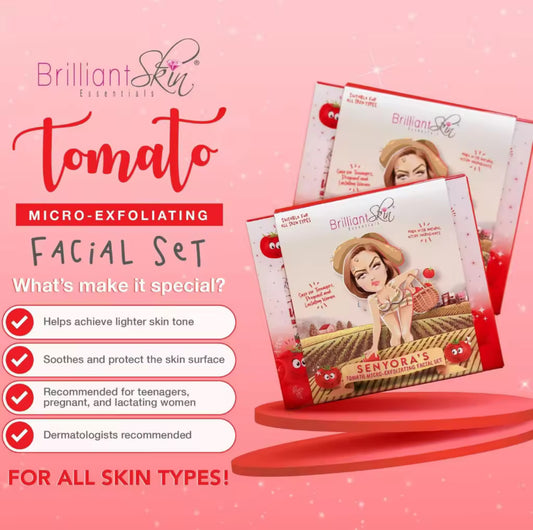 Brilliant Skin Tomato Micro Exfoliating Facial Set