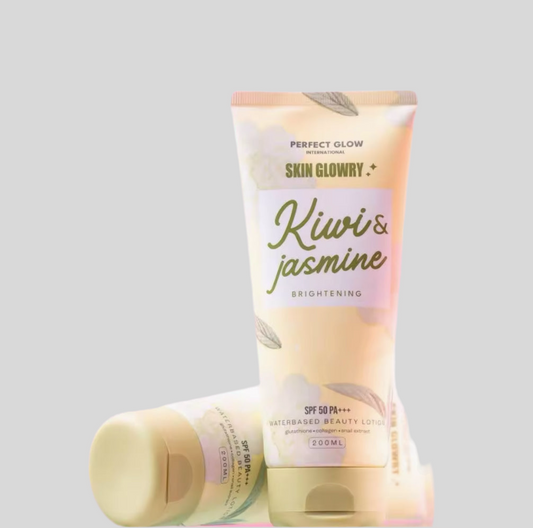 Perfect Glow Skin Glowry Kiwi & Jasmine Brightening Lotion SPF 50 PA+++