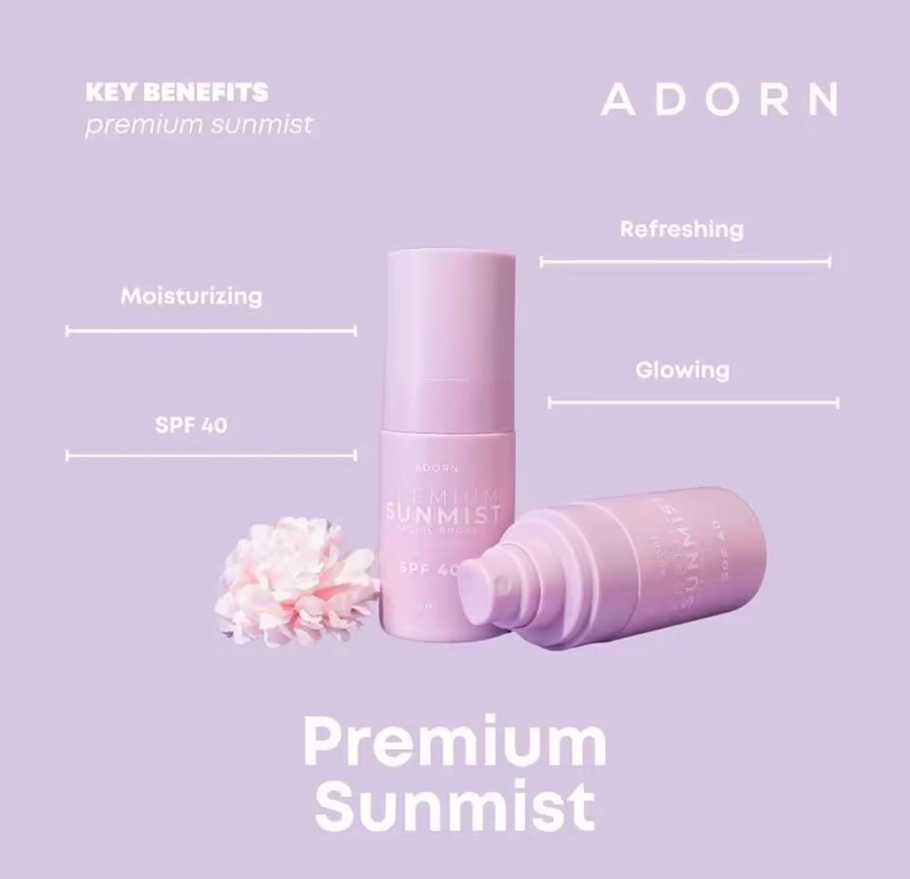 ADORN Premium Sun Mist Spray SPF 40