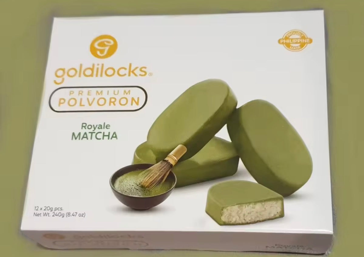 Goldilocks Premium Polvoron Royale Matcha 240g