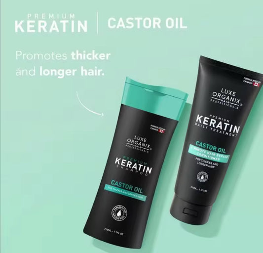 Luxe Organix Premium Keratin | Castor Oil Treatment 250ml