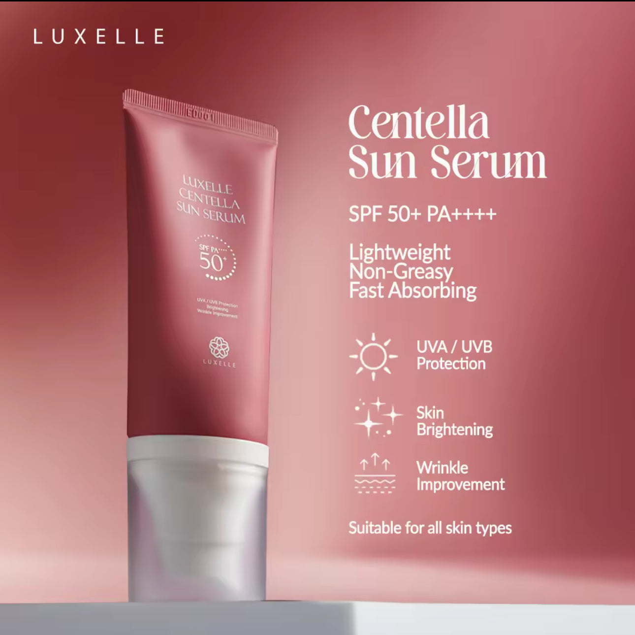 Luxelle Centella Sun Serum SPF 50+ PA++++