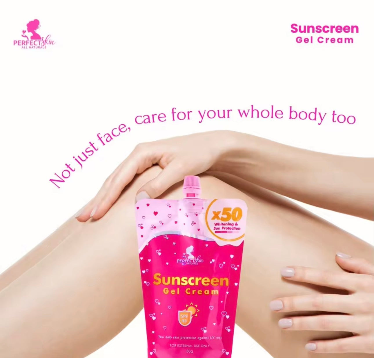 Perfectskin Sunscreen Gel Cream | 50g