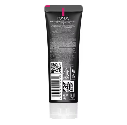 Pond's Pure White Deep Cleansing Facial Foam 50g