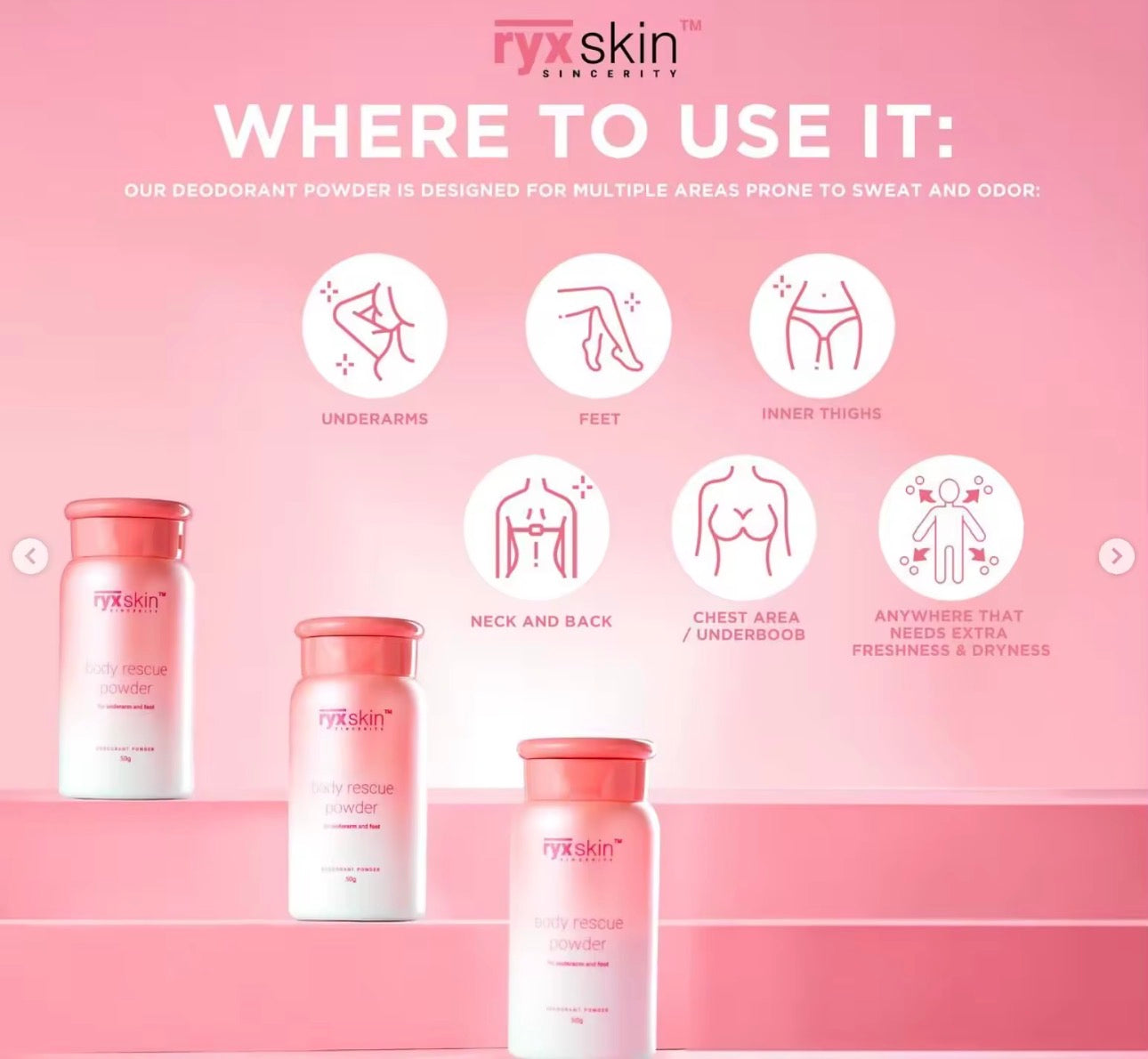 RYX Skin Body Rescue Powder | 50g