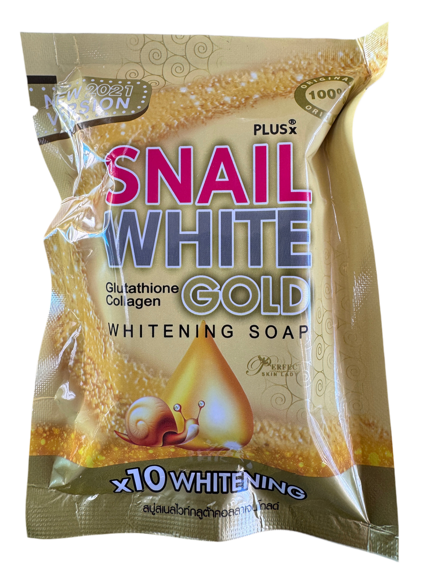 Snail White Gold Soap| Glutathione Collagen | x10 Whitening | π― Authentic from Thailand πΉπ