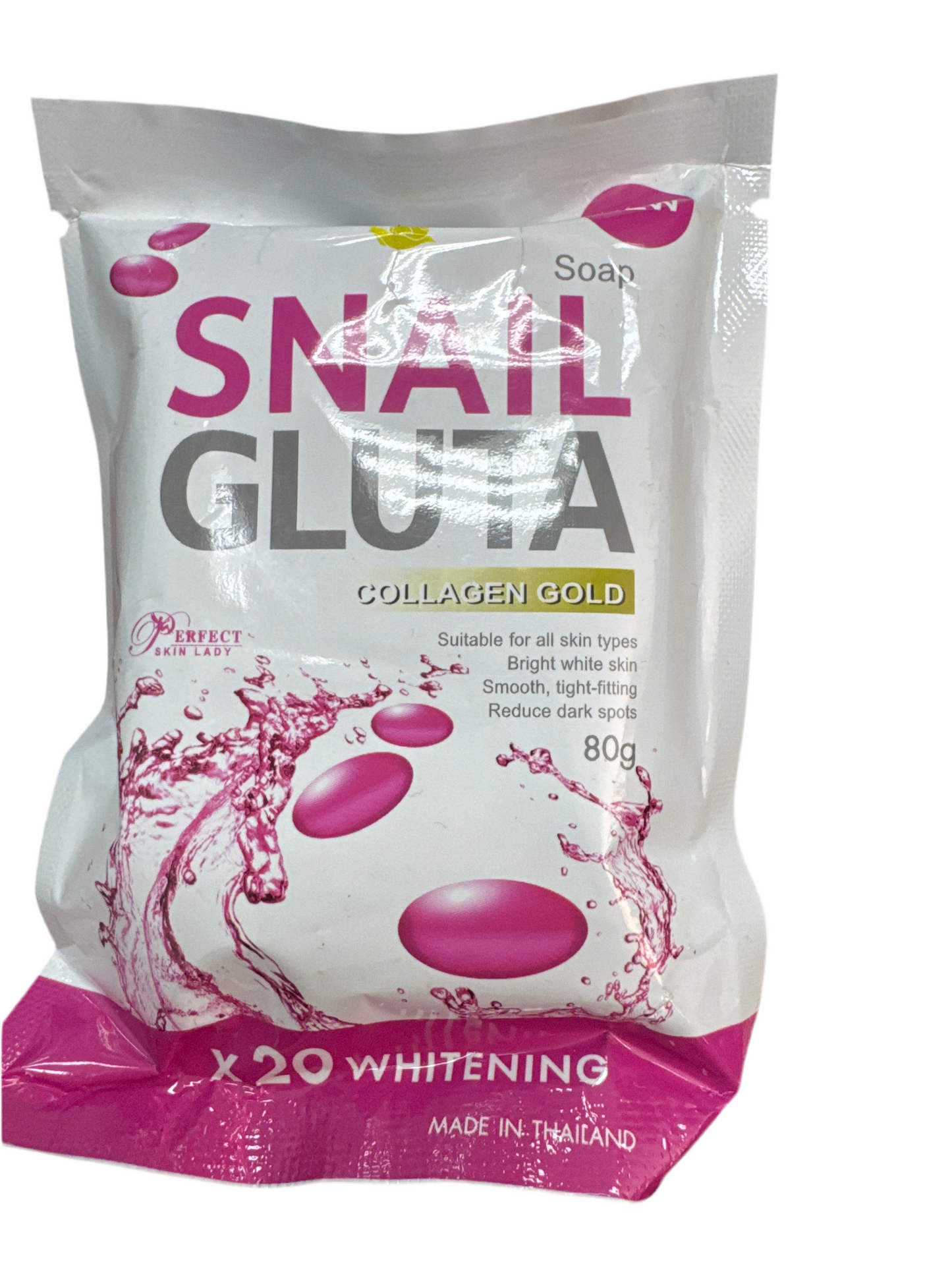 Snail Gluta Collagen Gold Soap | x20 Whitening | 💯 Authentic from Thailand 🇹ðŸ‡