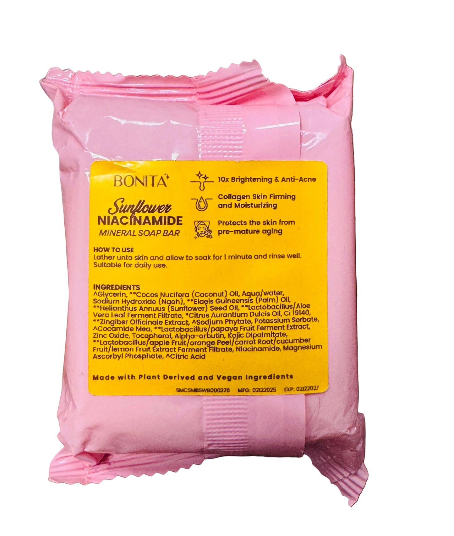 BONITA Sunflower Niacinamide Soap | 80g