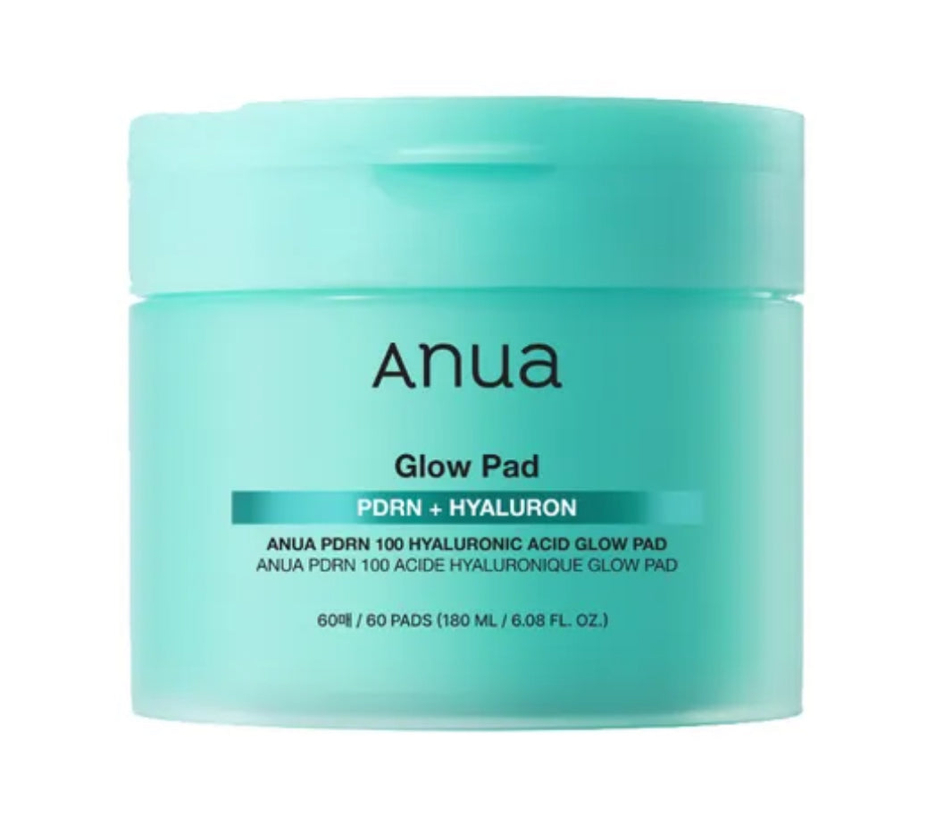 Anua PDRN 100 Hyaluronic Acid Glow Pad | 60 Pads | 180ml | Authentic from Korea