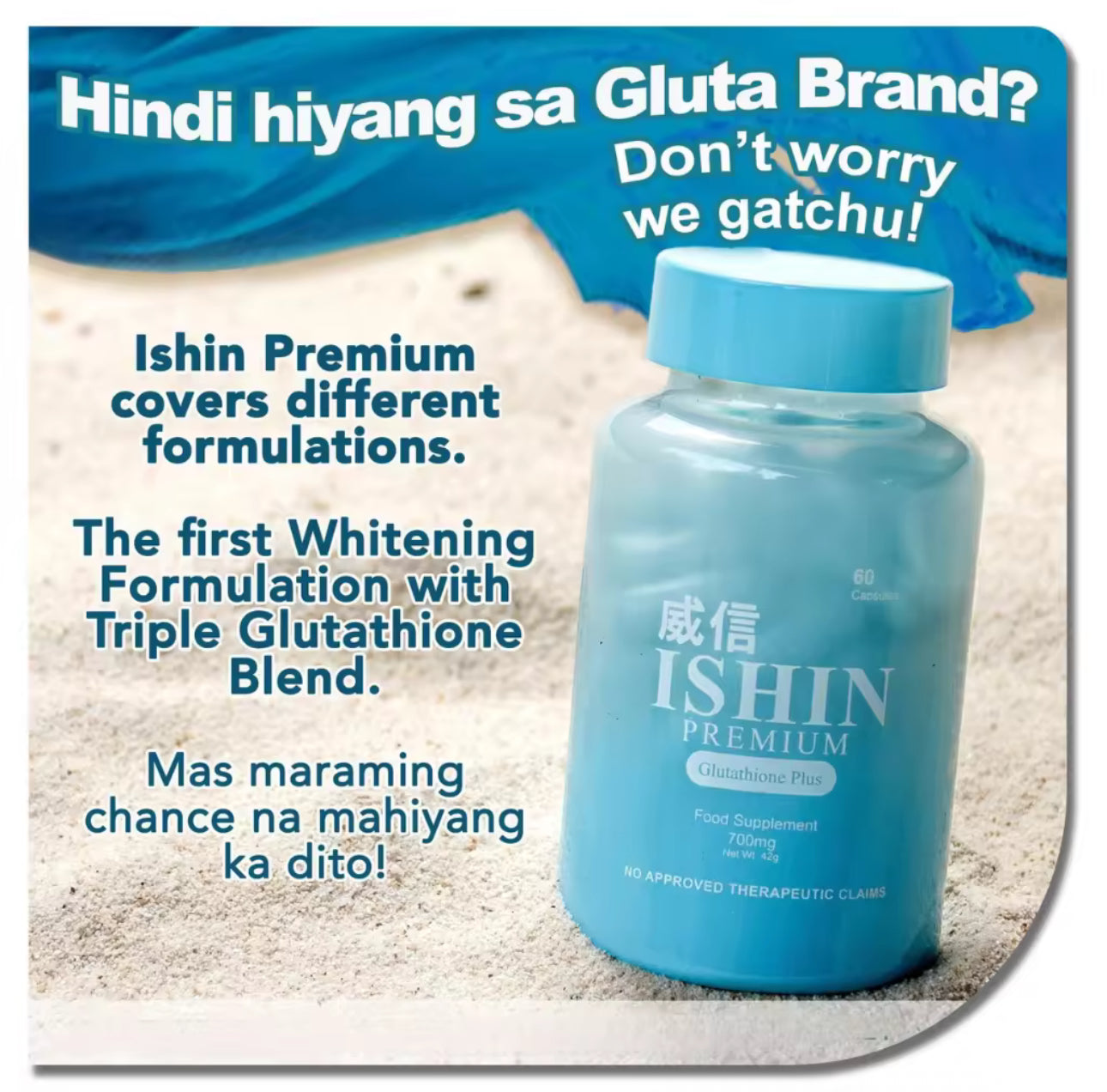 Ishin Premium Glutathione Plus | 700mg | 60capsules