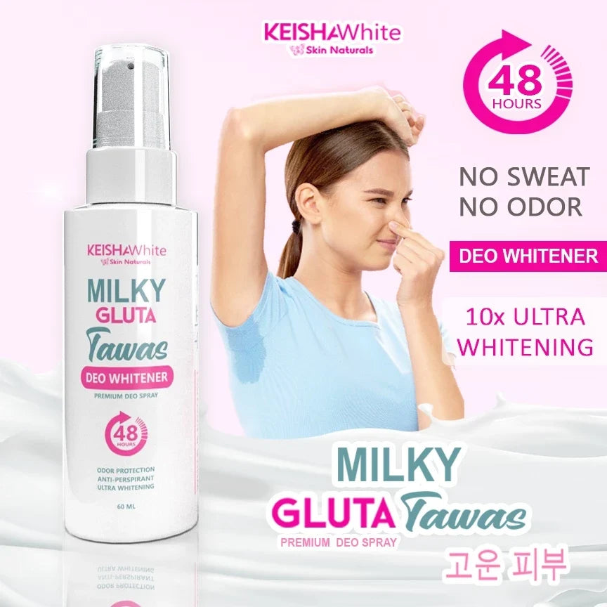 Keisha White Milky Gluta Tawas 60ml