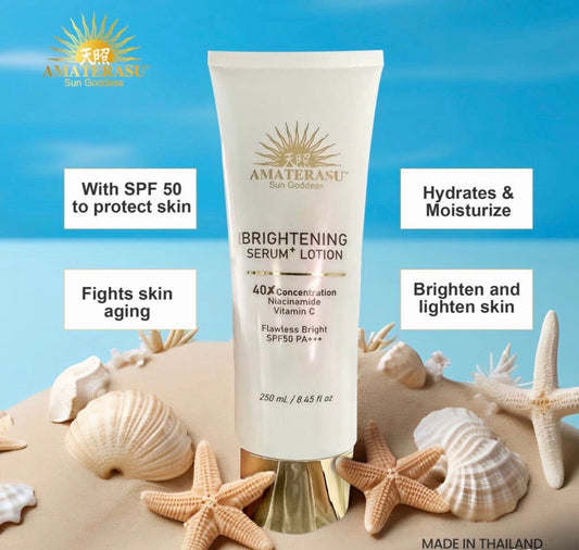 AMATERASU Brightening Serum + Lotion SPF50 PA+++ | 250ml