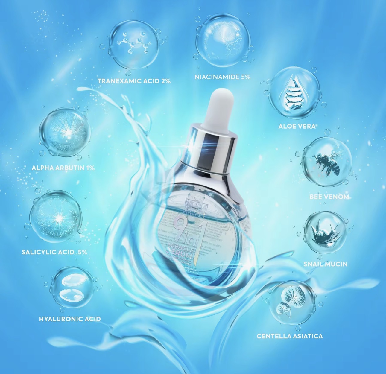 Hikari Skin Essentials 9 in 1 Miracle Serum