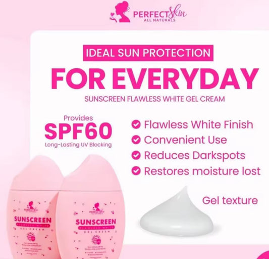 Perfectskin Flawless White Sunblock Gel Cream 50grams SPF60