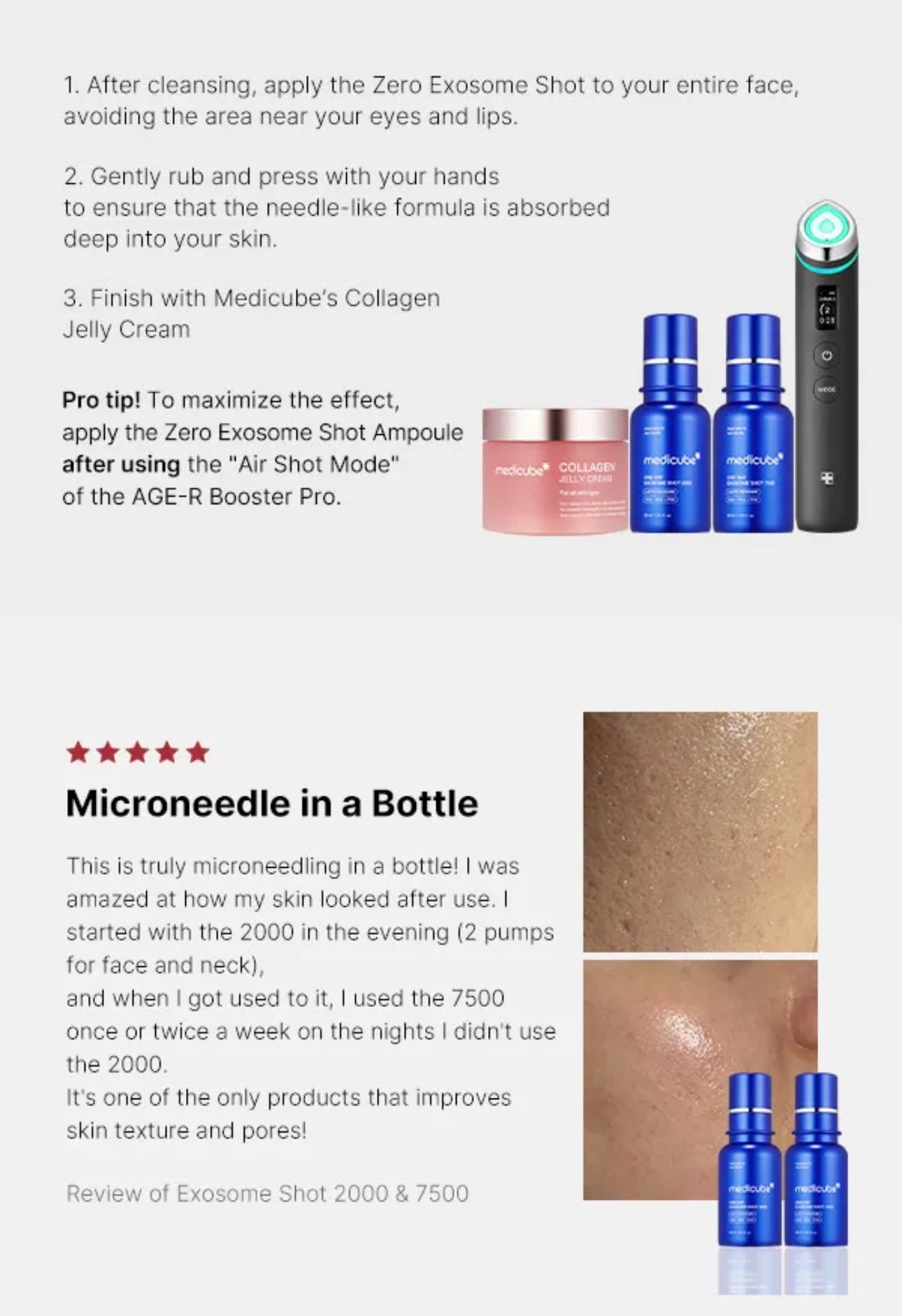 Medicube One Day Exosome Shot 7500 | 30ml