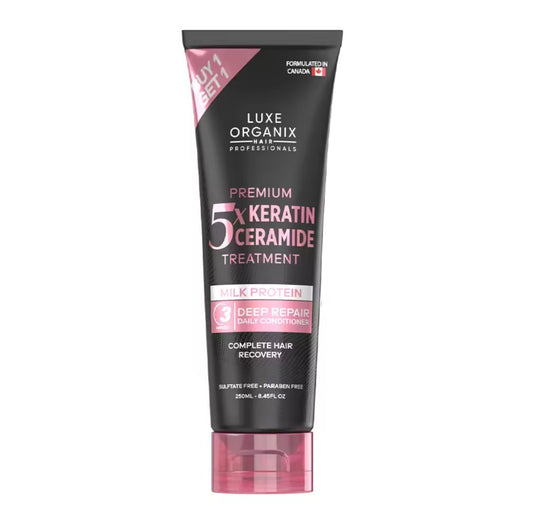 Luxe Organix Premium 5X Keratin Ceramide Treatment | 250mlx2