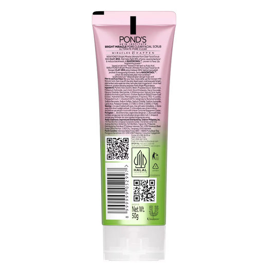 Ponds Clear Solutions Facial Scrub 50g