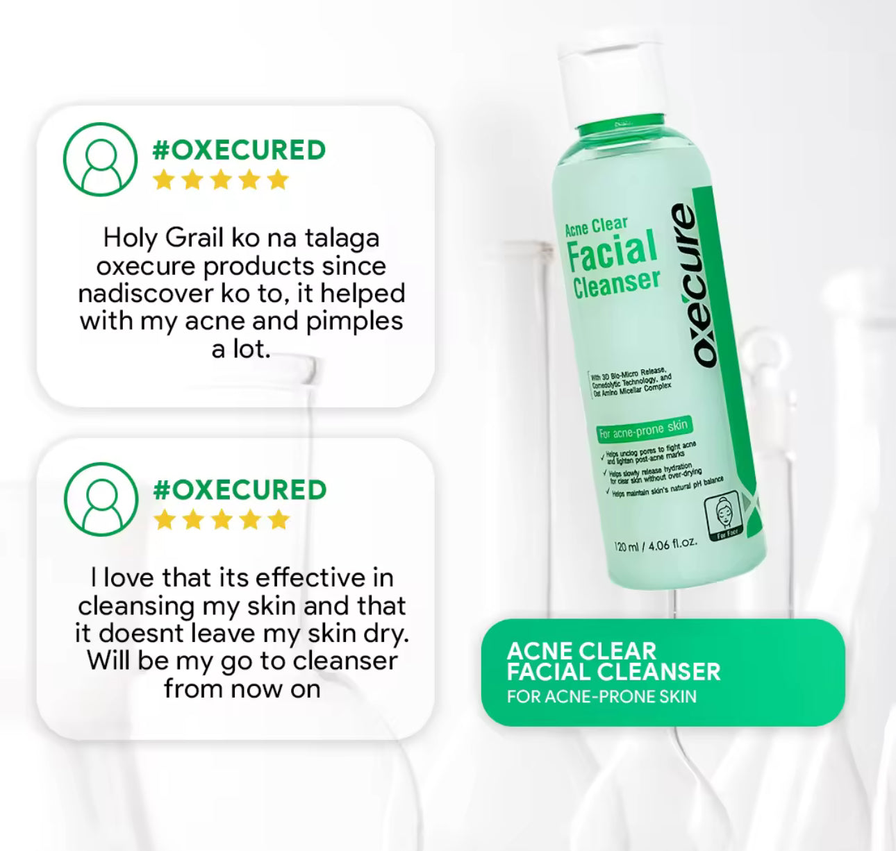 Oxecure Acne Clear Facial Cleanser |120ml