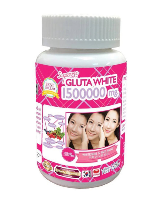 Supreme Gluta White 1,500,000mg Capsules| π― Authentic from Thailand πΉπ