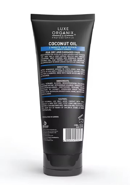 Luxe Organix Premium Keratin Treatment Coconut Oil Deep Repair Conditioner 250ml