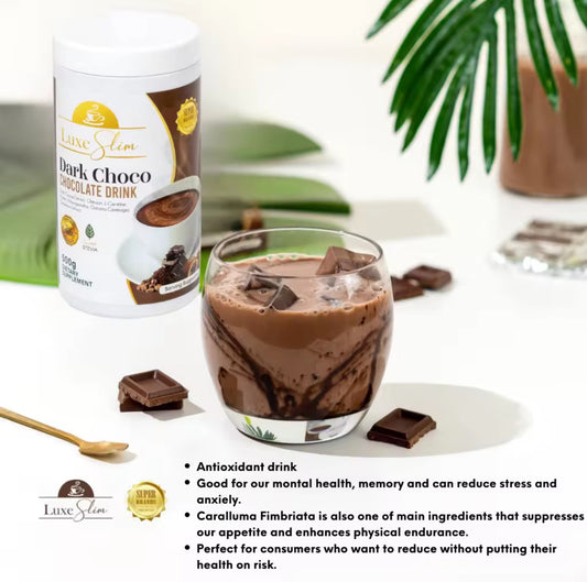 Luxe Slim Dark Choco | 500g | Chocolate Drink