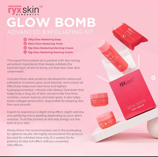 RyxSkin Glow Bomb Daily Care Kit