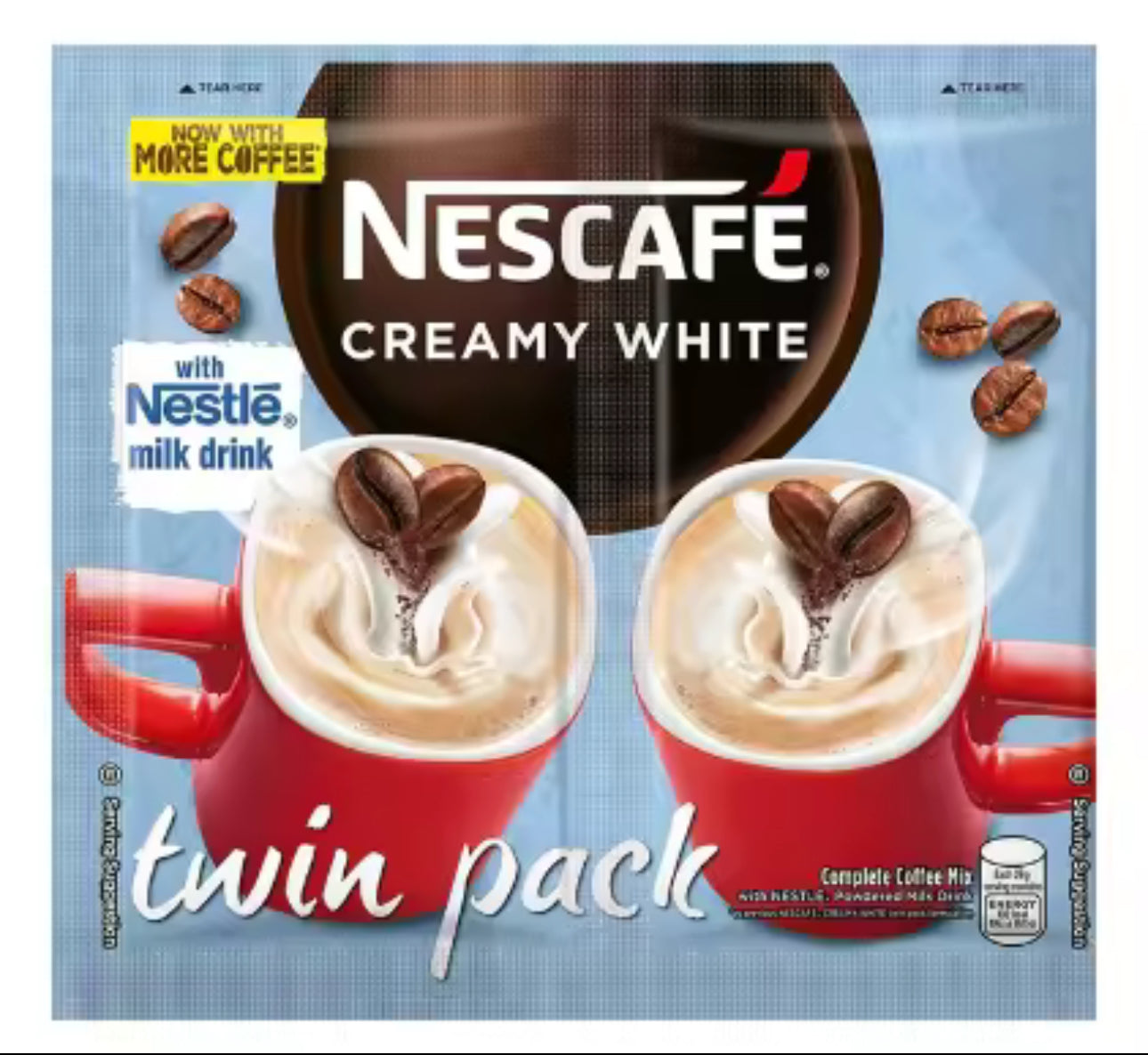 Nescafe Creamy White 3-in-1 Coffee Twin Pack (1pc)