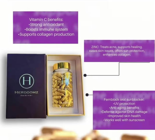 Herdooms Box Glutathione 100mg With Fernblock Oral Sunblock