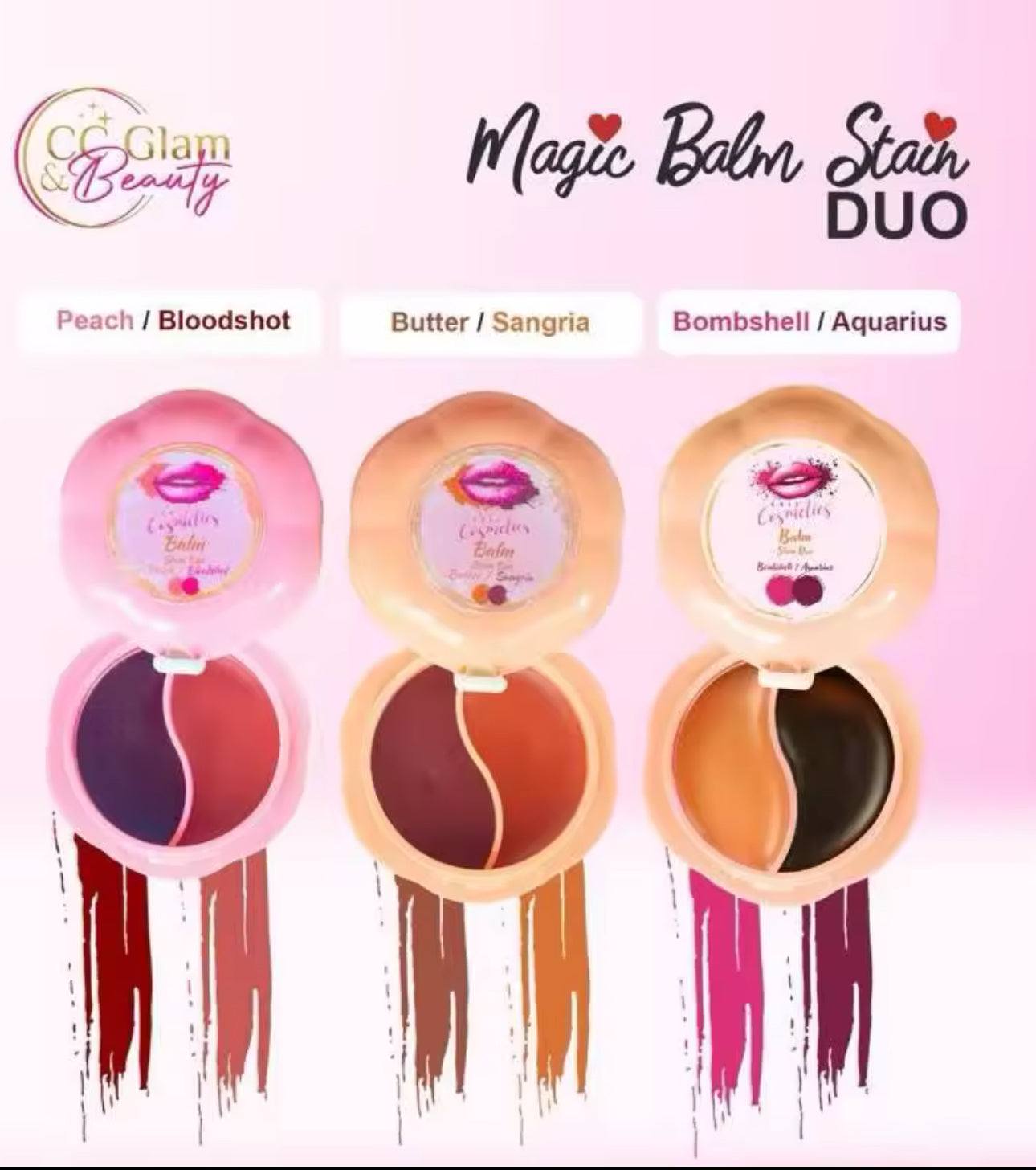 Magic Balm Stain Duo Butter/ Sangria by Cris Cosmetics