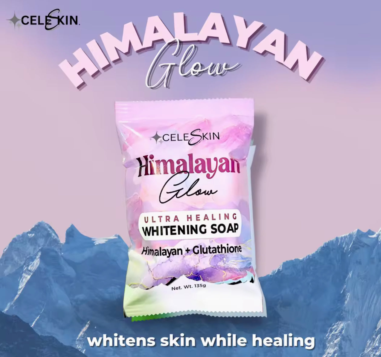 Himalayan Glow Ultra Healing whitening Soap | Himalayan + Glutathione 135g