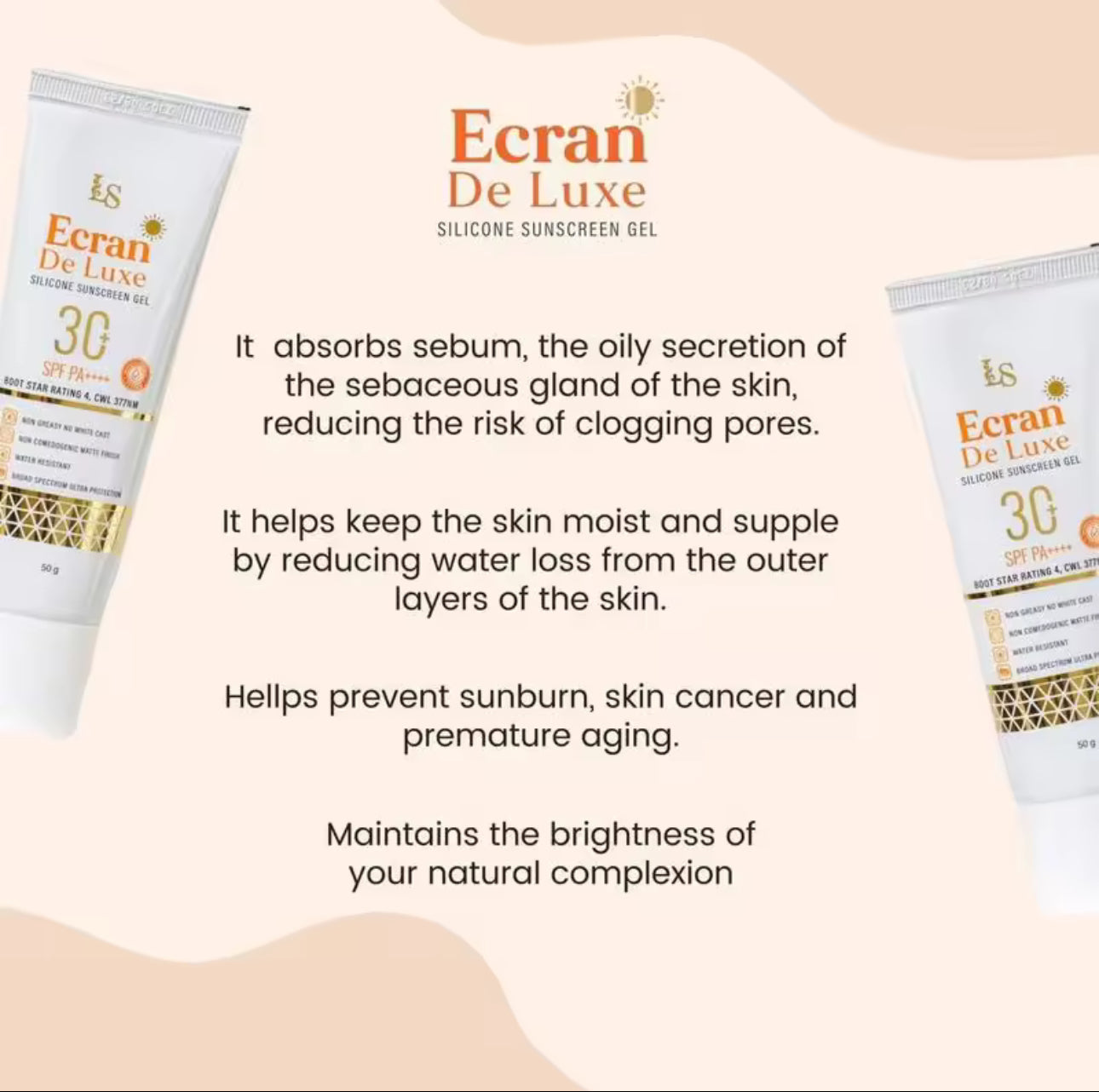 Ecran de Luxe Mineral Sunscreen Gel SPF 30 PA++++