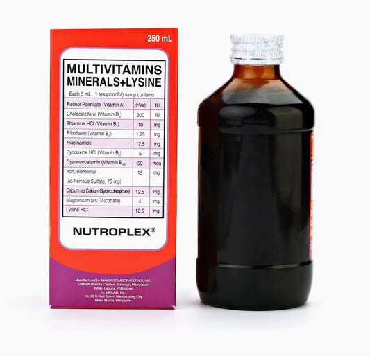 NUTROPLEX Minerals & Lysine with Iron Syrup 250ml