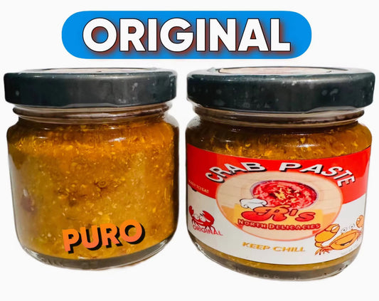 Pure CRAB PASTE Aligue Instant Food Spicy or Original | 120ml