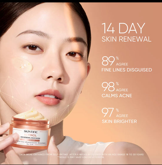SKINTIFIC Retinol Skin Renewal Moisturizer 30g