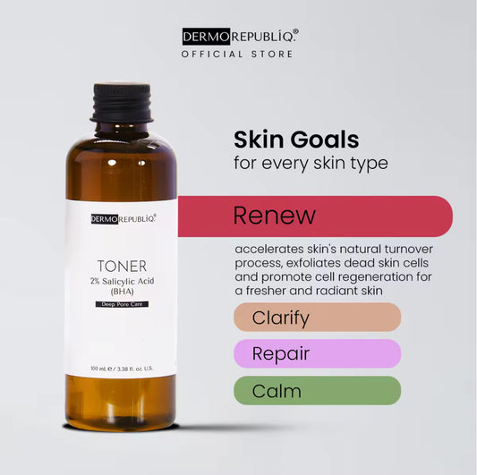 Dermorepubliq 2% Salicylic Acid (BHA) Deep Pore Care Toner - 100 mL