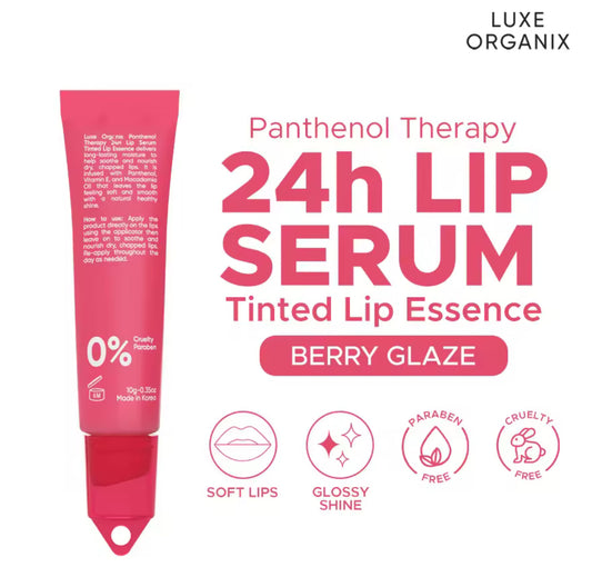 Luxe Organix Panthenol Therapy 24H Lip Serum Tinted Lip Essence 10g