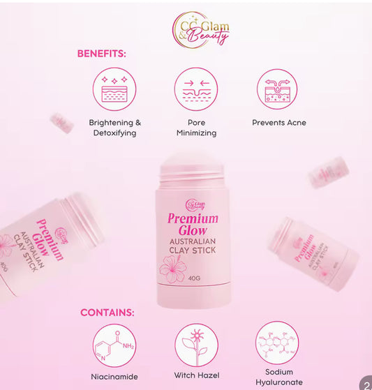 Premium Australian clay Mask by CC Glam & Beauty