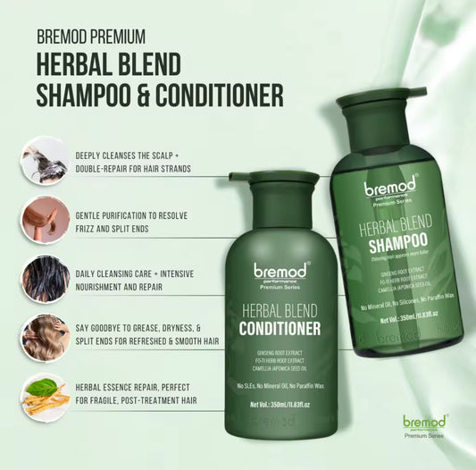 Bremod Premium Hair Herbal Shampoo| 350ML