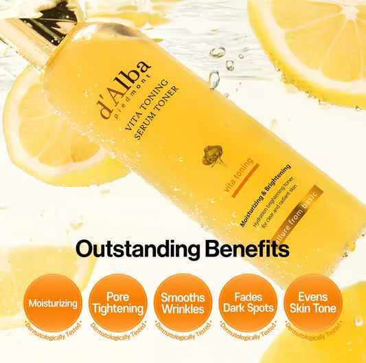 D'ALBA Italian White Truffle Moisturizing Serum Toner 180ml