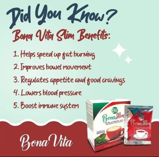 BonaSlim 15-in-1 instant Slimming Coffee